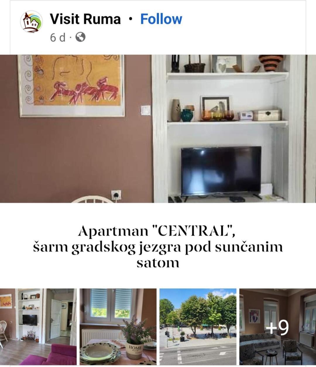 Apartman Central Ruma Exterior photo